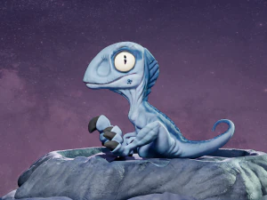 baby blue miniature from jurassic world 3D Print Model