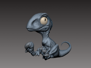 baby blue miniature from jurassic world 3Dプリントモデル