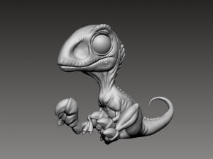 baby blue miniature from jurassic world 3Dプリントモデル