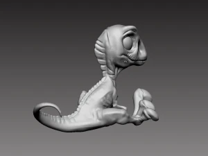 baby blue miniature from jurassic world 3D Print Model