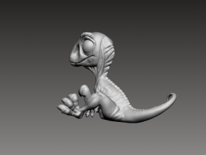 baby blue miniature from jurassic world 3Dプリントモデル