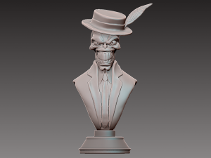 the mask jim carrey bust 3d print model 3D Print Model