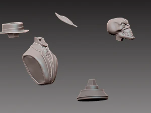 the mask jim carrey bust 3d print model 3D Print Model