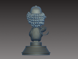 dustin with his pet - bust stranger things 3D प्रिंट मॉडल