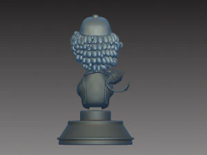 dustin with his pet - bust stranger things 3D Print Model
