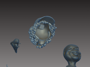dustin with his pet - bust stranger things 3D प्रिंट मॉडल
