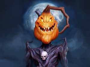 pumpkin king halloween special 3d print model 3D-printmodel