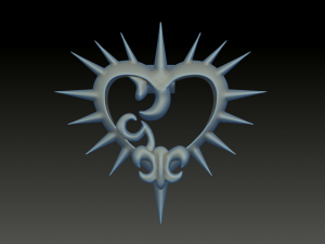 heart pendant 3d print model 3D-printmodel