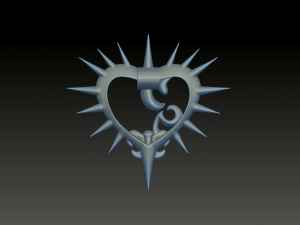 heart pendant 3d print model 3D-printmodel
