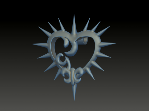 heart pendant 3d print model 3D-printmodel