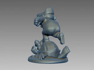 Mario and Luigi Miniature Figurines 3D Print Model