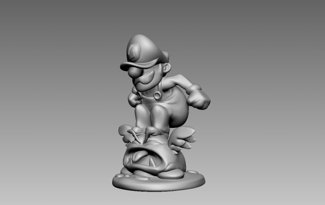 Mario and Luigi Miniature Figurines 3D Print Model in Figurines 3DExport