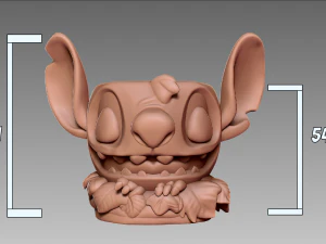 Stitch Wacom Pen Holder 3D Print Model