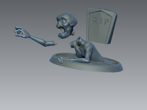 Zombie Stylized 3Dプリントモデル