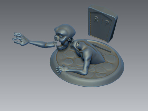 Zombie Stylized 3Dプリントモデル