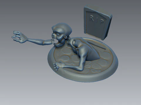 Zombie Stylized 3D Print Model