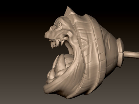 Demon Pendant Keychain 3D प्रिंट मॉडल