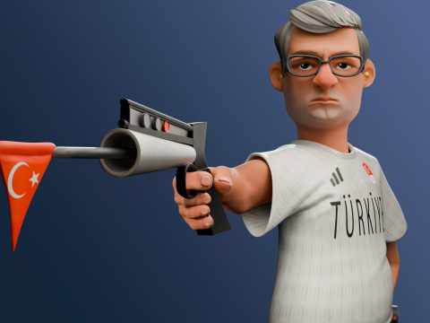 Turkish Sharp Shooter Olympics 3D-printmodel