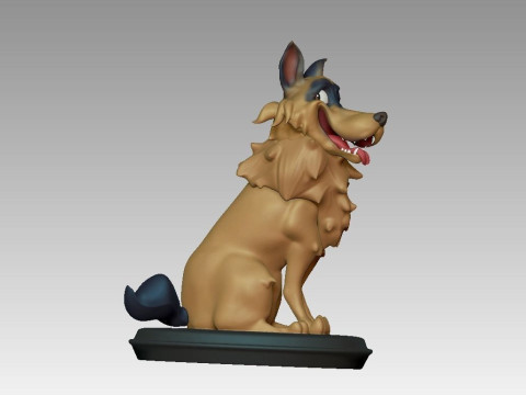 Anjing Bergaya Pixar Terinspirasi Disney Model Cetak 3D