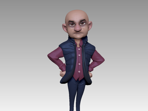 That Meme Guy Funny Figurine Model Cetak 3D
