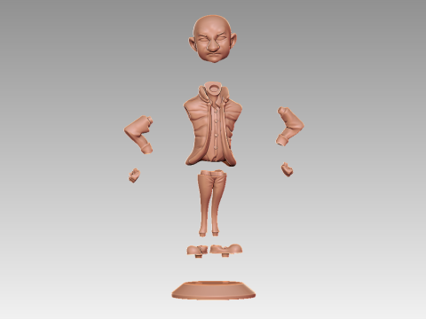 That Meme Guy Funny Figurine Model Cetak 3D
