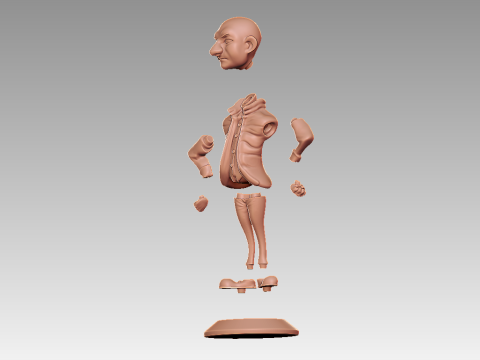 That Meme Guy Funny Figurine Model Cetak 3D