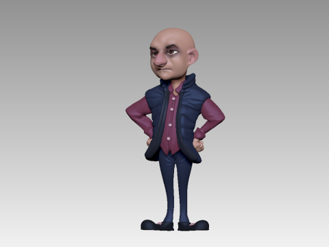 That Meme Guy Funny Figurine Model Cetak 3D