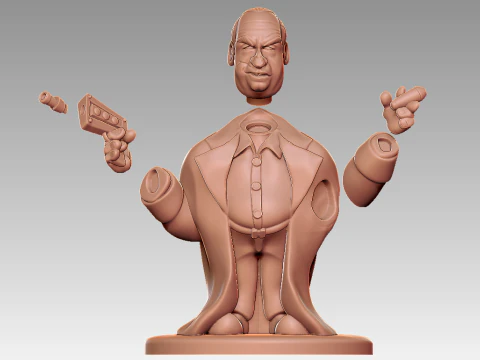 Penguin Colin Farrell DC Villain 3D Print Model