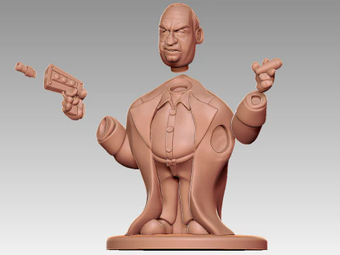 Penguin Colin Farrell DC Villain 3D Print Model