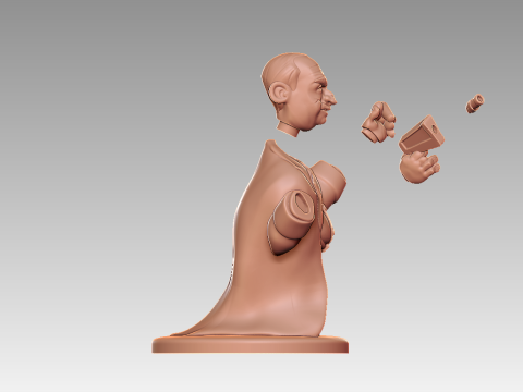 Penguin Colin Farrell DC Villain 3D 打印模型