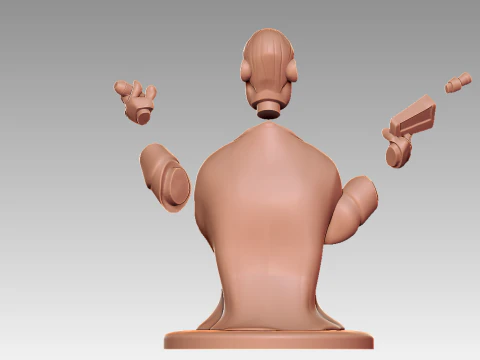 Penguin Colin Farrell DC Villain 3D Print Model