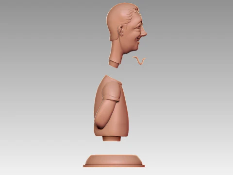 Mark Zuckerberg Funny Meme 3D Print Model