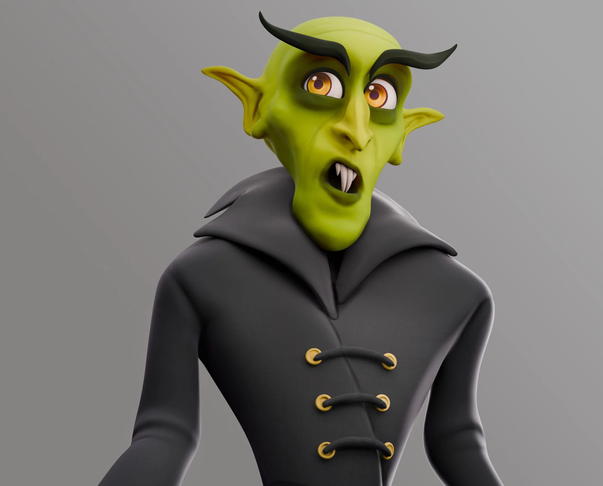 Nosferatu Dracula 3D Print Model .c4d .max .obj .3ds .fbx .stl .blend 