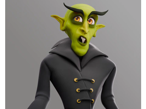 Nosferatu Dr&aacute;cula Modelo de impresión 3D
