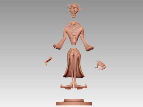 Nosferatu Dracula 3D प्रिंट मॉडल