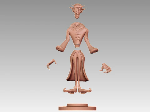 Nosferatu Dracula 3D Print Model