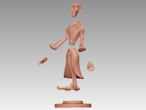 Nosferatu Dracula 3D प्रिंट मॉडल