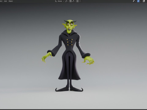 Nosferatu Dracula 3D प्रिंट मॉडल
