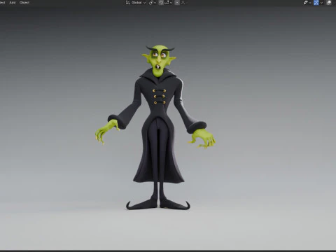 Nosferatu Dracula 3D Print Model