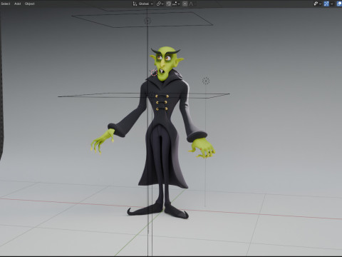 Nosferatu Dracula 3D प्रिंट मॉडल