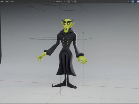 Nosferatu Dracula 3D Print Model