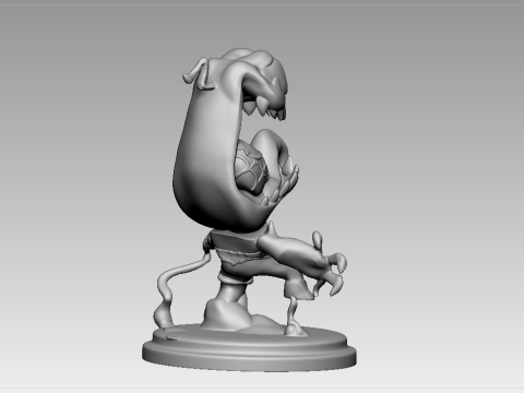 Spiderman x Venom Chibi Style Model Cetak 3D