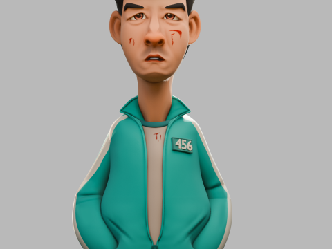 Quid Game Character 3D print model 3D-printmodel