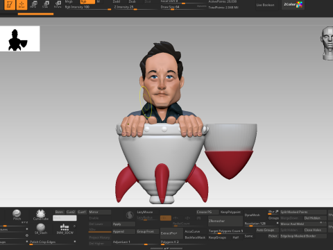 Elon Musk - Funny Figurine 3D Model