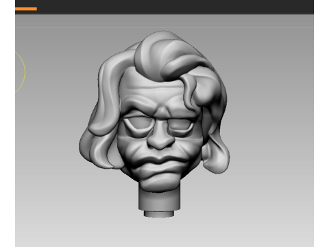 Joker from the Dark Knight Model Cetak 3D