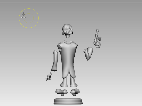 Joker from the Dark Knight Model Cetak 3D