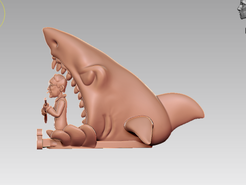 Jaws Fanart 3D print model 3D Print Model