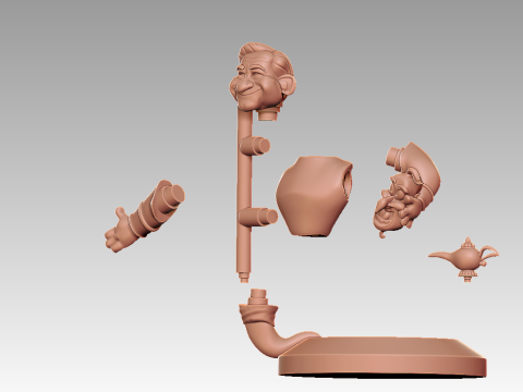 Robin Williams as Genie Modelo de impresión 3D