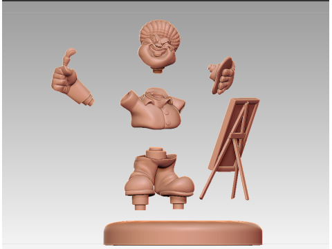 Jack Black Miniature 3D Принт Модель