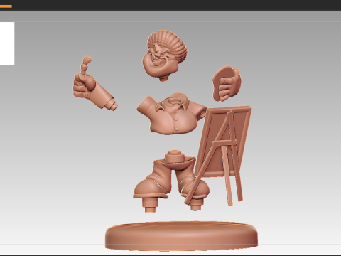 Jack Black Miniature 3D Принт Модель